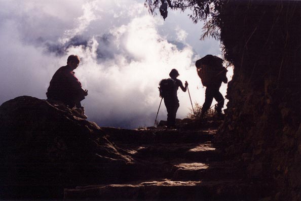 Steps to Namche